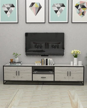 Тумба под телевизор в стиле лофт EcoLoft Вальдор DSP-1512-2