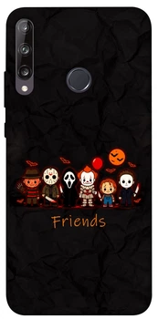 Чехол для Huawei P40 Lite E с принтом Scarry friends