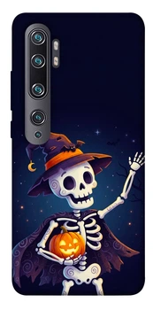 Чехол для Xiaomi Mi Note 10 с принтом Cartoon skeleton