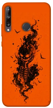 Чехол для Huawei P40 Lite E с принтом Orange fog pumpkin