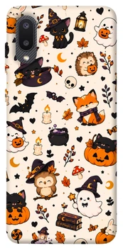 Чехол для Galaxy A02 с принтом Cute halloween