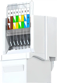 Модуль SAMZHE MKC-510 RJ-45 UTP Cat 5e безинструментальный 10 шт. Бежевый