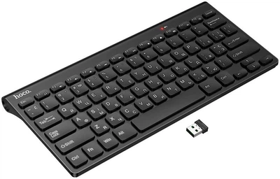 Бездротова клавіатура Hoco GM70 Dragon 2.4G Wireless Mini Keyboard Cyrillic Black