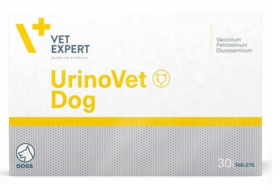 Харчова добавка для собак Vet Expert UrinoVet Dog для підтримки сечовидільної системи, 1 таблетка