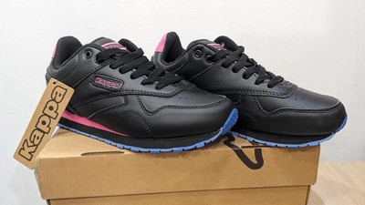 Шкіряні кросівки Kappa Persaro Color: Black/Pink Розмір: EU38 24.3см