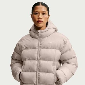Куртка жіноча Nike Sportswear Therma-Fit Synthetic-Fill Classic Jacket M Коричневий IF5931-236