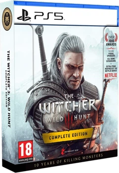 Диск для PlayStation 5 - The Witcher 3 Wild Hunt Complete Edition + 10th Anniversary Steelbook, русская версия