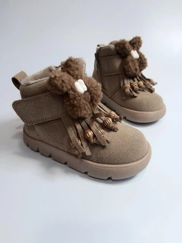 Зимові черевики для дівчинки Clibee 761-2 beige беж р. 26-16,9 см