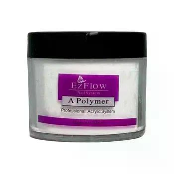 Акриловая пудра прозрачная EzFlow, Acrylic powder Clear ( 60г ) для наращивания, укрепления и дизайна ногтей