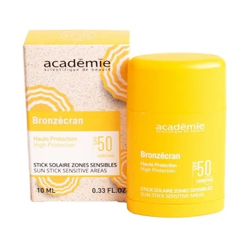 Сонцезахисний стік для чутливих зон SPF50 Academie Bronzecran Sun Stick Sensitive Areas SPF50 10 мл (3145070410056)