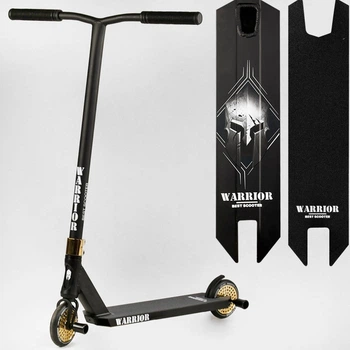 Самокат трюковий Best Scooter Warrior Т-50615 Чорно-золотий
