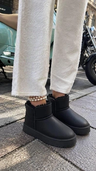 Угги женские No Brand С529 зимние черные 38 24 см