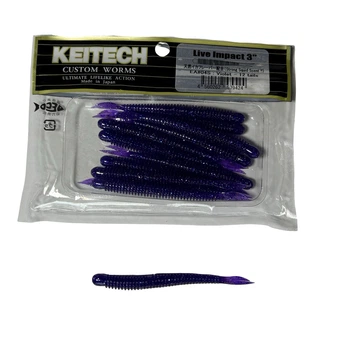 Силікон Keitech Live Impact 3" EA#04 Violet (12 шт/уп),1551.01.25