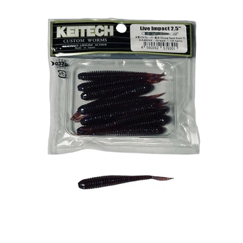 Силікон Keitech Live Impact 2.5" EA#03 Grape (12 шт/уп),1551.01.20