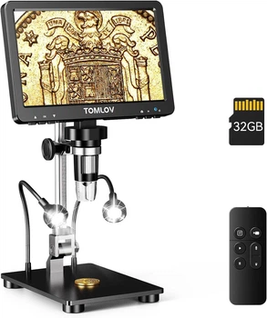 Электронный микроскоп с HD экраном TOMLOV DM9 Pro