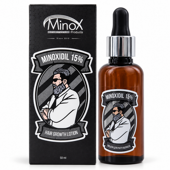 Лосьон для роста волос и бороды Minox 15% мужской, 50 мл