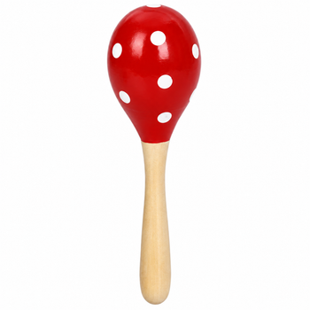Деревянная детская игрушка "Маракас" MD 0029(Red) 20х6х6 см
