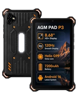 Захищений планшет agm pad p3 6/128gb black (глобальна версія)