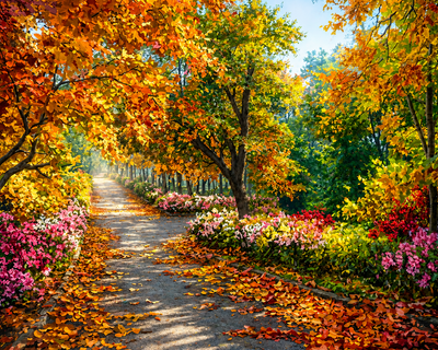 Алмазная мозаика ColorArt 40х50 Красивая осень SP041