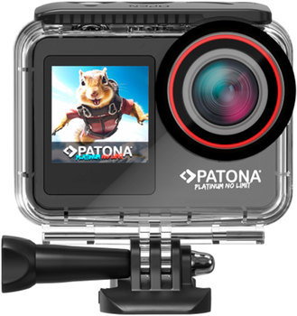 Kamera wideo PATONA Platinum BIG SET Kamera sportowa Action Cam Life SL5 6K Black (4055655253468)