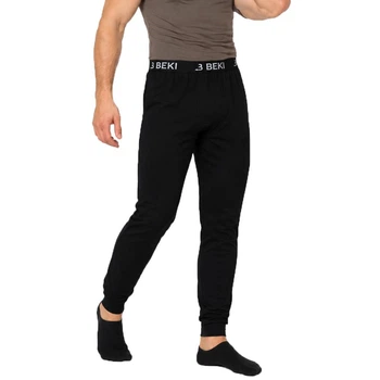 Подштанники мужские тёплые хлопок Beki р.2XL чёрные