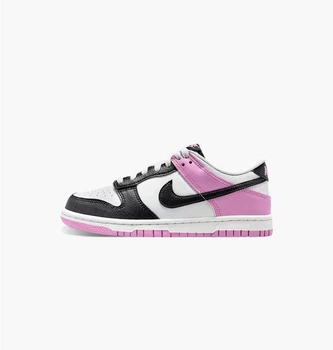 Кроссовки детские Nike Dunk Low Big White/Pink 38.5 IQ0804-100