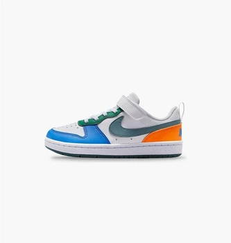 Кроссовки детские Nike Court Borough Low Recraft White/Blue 34 DV5457-140