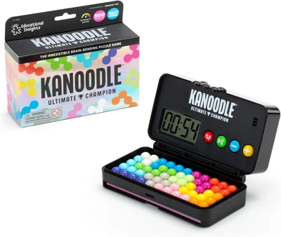 Набір головоломок Learning Resources Kanoodle Ultimate Champion для 7-річних логічна гра з 500 завданнями таймер і звуки