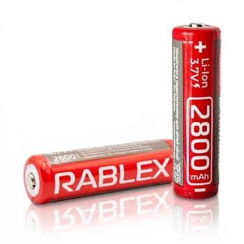Акумулятор Rablex 18650 з захистом 3.7V 2800mAh