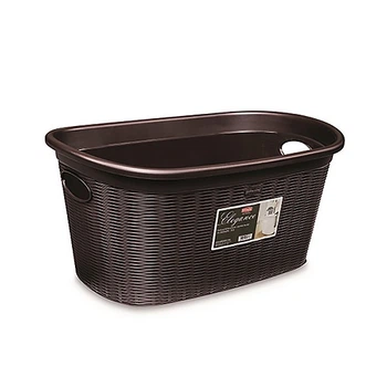 Кошик Stefanplast Elegance з ручками 35 л Коричневий (PRO175/3)