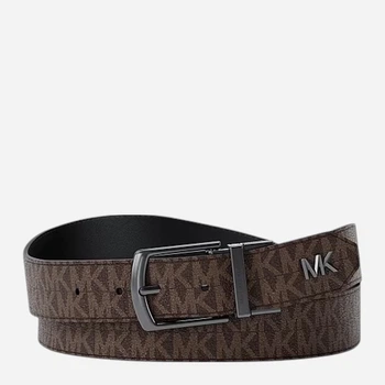 Ремень двусторонний мужской Michael Kors 361149554 139 см Черный/Коричневый (1162814356)