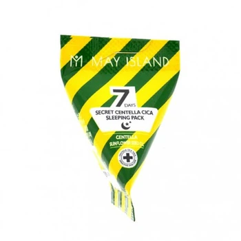 Успокаивающая ночная маска для лица May Island Seven Days Secret Centella Cica Sleeping Pack 5 г