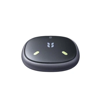 Поисковый брелок UGREEN FT207 FineTrack Mini Duo 2 GPS-трекер, интеллектуальный Bluetooth-локатор предметов для iOS (Apple Find My) и Android (Find Hub), бирка для защиты от потери сумок и ключей Black (85677)