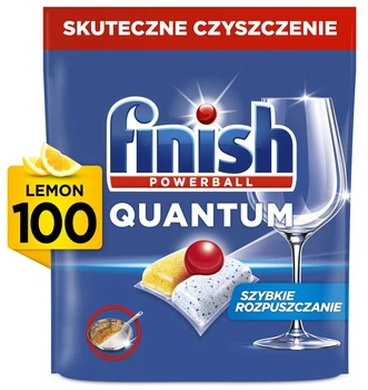 Пігулки для посудомийних машин FINISH Quantum 100 шт.