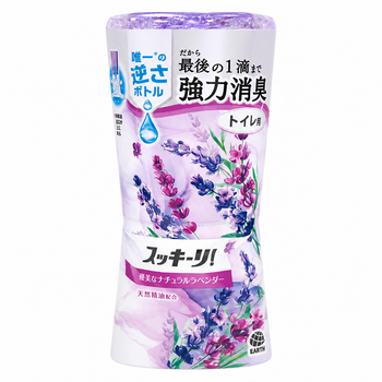 Освіжувач-нейтралізатор для туалету Earth Sukki-ri! Natural Lavender з ароматом лаванди, 400 мл