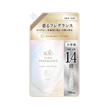 Концентрированный кондиционер для белья FaFa Fine Fragrance CIEL с парфюмированным ароматом, запаска, 780 мл
