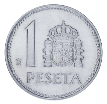 Монета Испания 1 песета 1985 AU-UNC