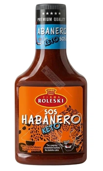 Гострий соус «Кето» від Roleski з перцем хабанеро Habanero Keto Roleski 325 г
