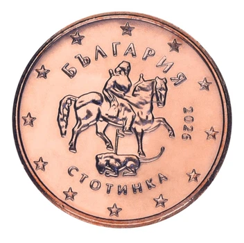 Монета Болгарія 1 євроцент 2026 UNC
