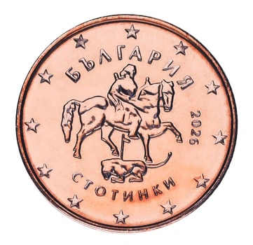 Монета Болгарія 2 євроценти 2026 UNC