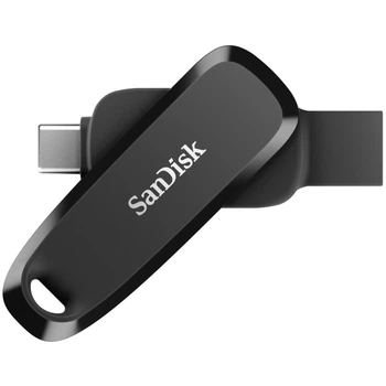 Флеш память USB SANDISK DDC6 512GB USB 3.2 Gen1 + Type-C Black