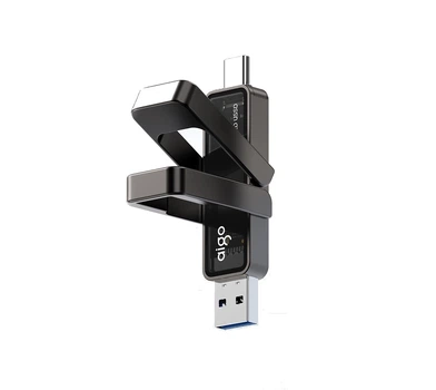 Флеш память USB Aigo U399 512GB USB 3.2 Gen2 + Type-C