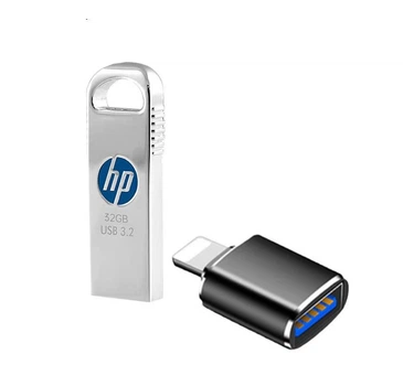 Флеш память USB HP X306w 32GB USB 3.2 Gen1 переходник Lightning