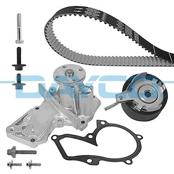 Комплект ГРМ (+ помпа + нат.ролик) Ford Focus 1.4/1.6 03- (заміна KTBWP4610) - DAYCO (KTBWP7640K)