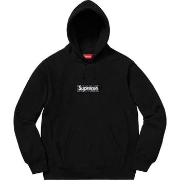 Худі Supreme Box Logo Bandana Black L