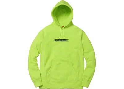 Худі Supreme Motion Logo Lime L
