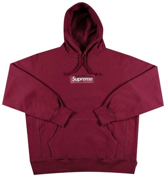 Худі Supreme Box Logo Burgundy M