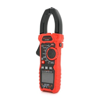 Токові кліщі Mayilon HT-208A Вимірювання: V, A, Ω, C, Hz, DUTY, °C/°F (NCV, True RMS). Функції: Data Hold, Max/Min, REL, продзвонювання, тест діодів (UG-32257)