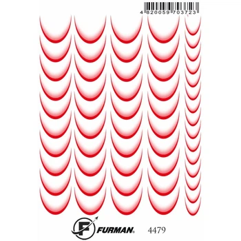 Слайдер дизайн для ногтей Furman 4479 (Арт 729)