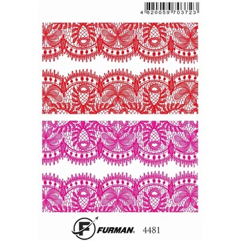 Слайдер дизайн для ногтей Furman 4481 (Арт 731)